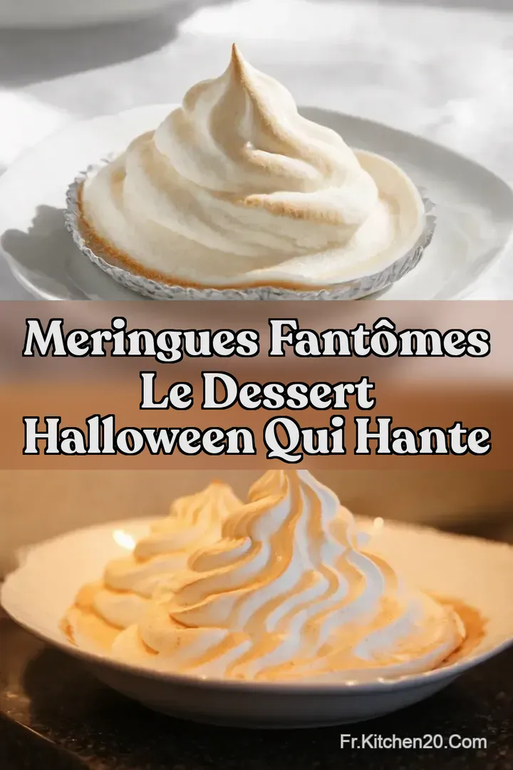 Meringues Fant&ocirc;mes Le Dessert Halloween qui Hante