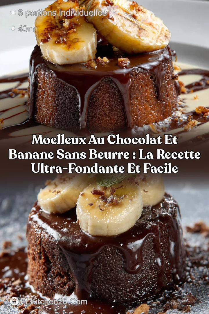Moelleux au Chocolat et Banane sans Beurre : la recette ultra-fondante et facile