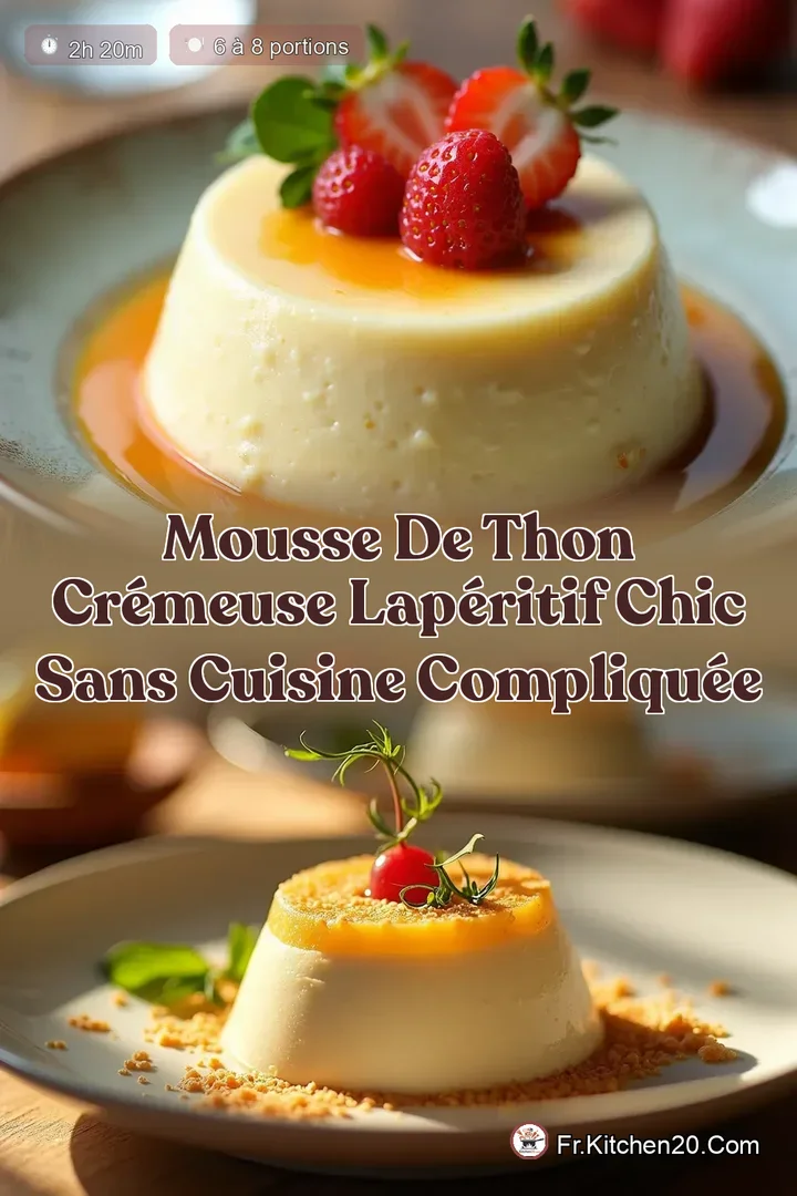 Mousse de Thon Cr&eacute;meuse LAp&eacute;ritif Chic sans Cuisine Compliqu&eacute;e