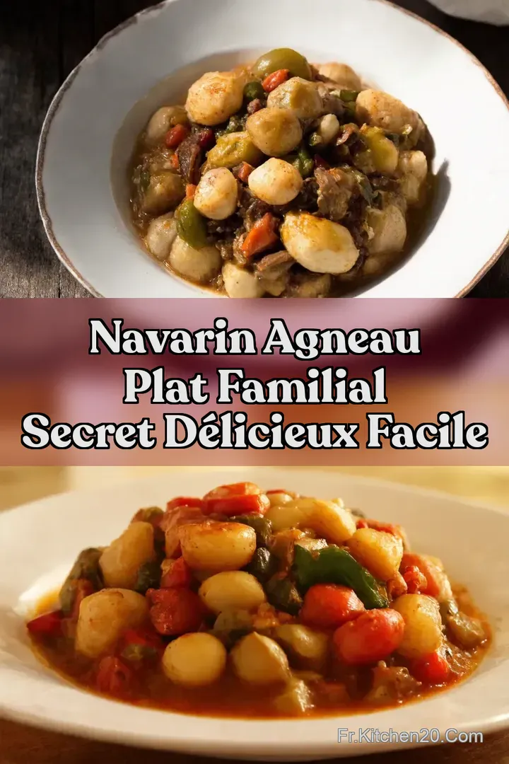Navarin Agneau Plat Familial Secret D&eacute;licieux Facile