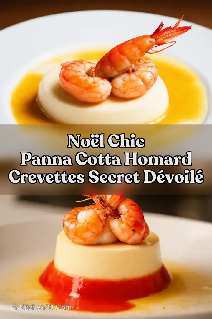 No&euml;l Chic Panna Cotta Homard Crevettes Secret D&eacute;voil&eacute;