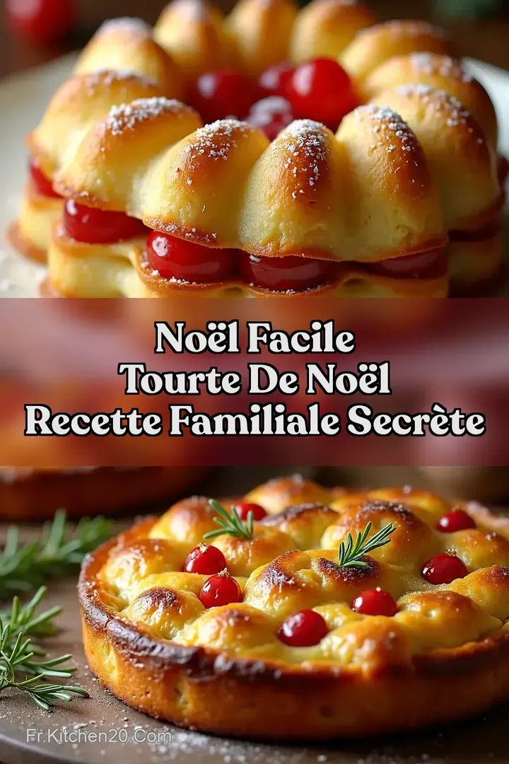 No&euml;l Facile Tourte de No&euml;l Recette Familiale Secr&egrave;te