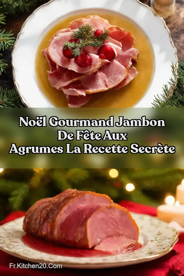 No&euml;l Gourmand Jambon de F&ecirc;te aux Agrumes la recette secr&egrave;te