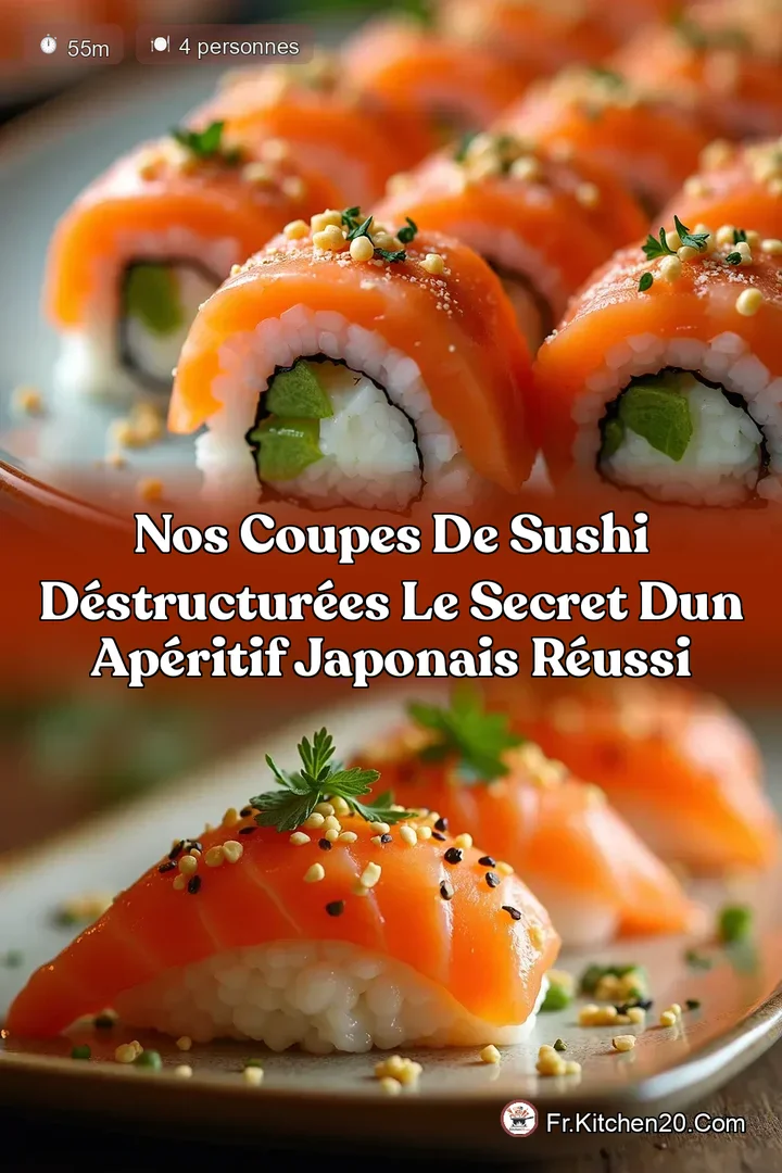 Nos Coupes de Sushi D&eacute;structur&eacute;es Le Secret dun Ap&eacute;ritif Japonais R&eacute;ussi