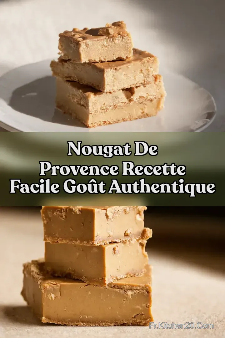 Nougat de Provence Recette Facile Go&ucirc;t Authentique