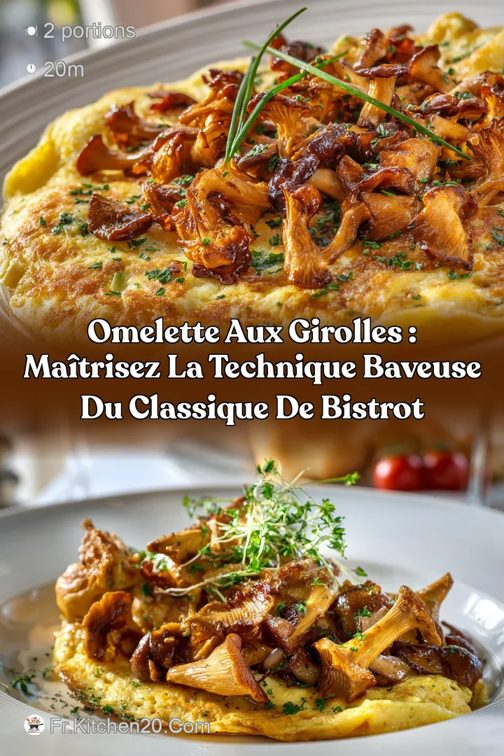 Omelette aux Girolles : Ma&icirc;trisez la technique Baveuse du Classique de Bistrot