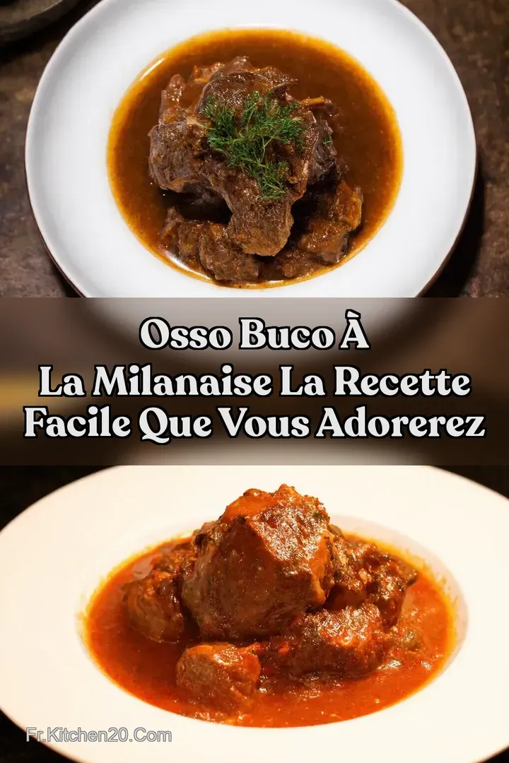 Osso Buco &agrave; la Milanaise La Recette Facile Que Vous Adorerez