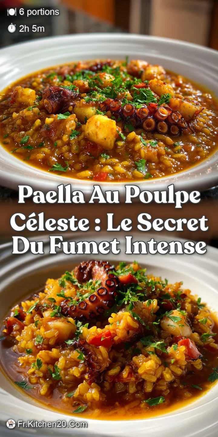 Paella au Poulpe C&eacute;leste : Le Secret du Fumet Intense