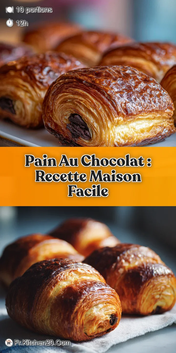 Close-up of a warm pain au chocolat; its buttery, crisp layers and melted dark chocolate inviting a delectable first bite.