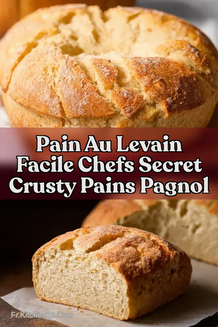 Pain Au Levain Facile Chefs Secret Crusty Pains Pagnol