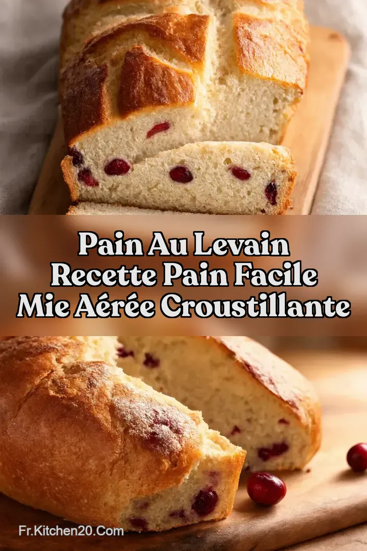 Pain au Levain Recette Pain Facile Mie A&eacute;r&eacute;e Croustillante