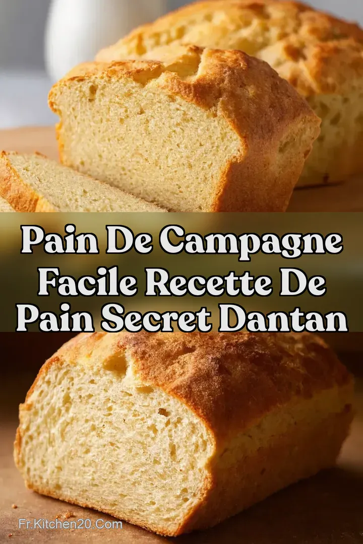 Pain de Campagne Facile Recette de Pain Secret dAntan