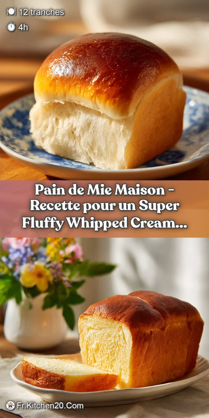 Close-up of the airy, white crumb of Pain de Mie, highlighting its soft texture and light color.