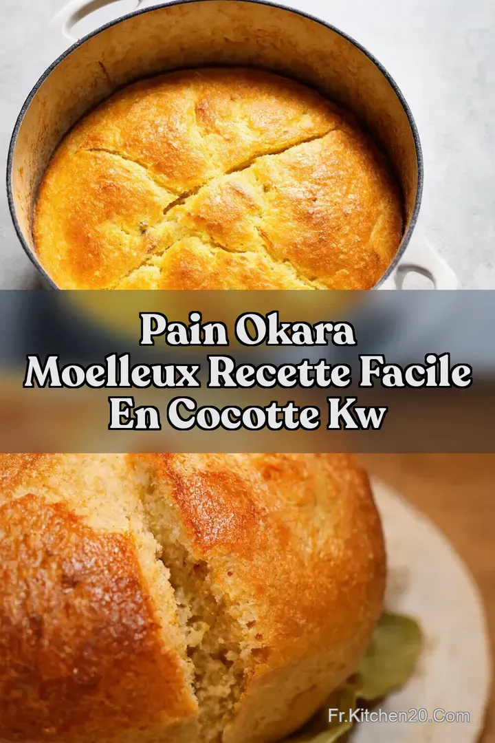 Pain Okara Moelleux Recette Facile en Cocotte kw