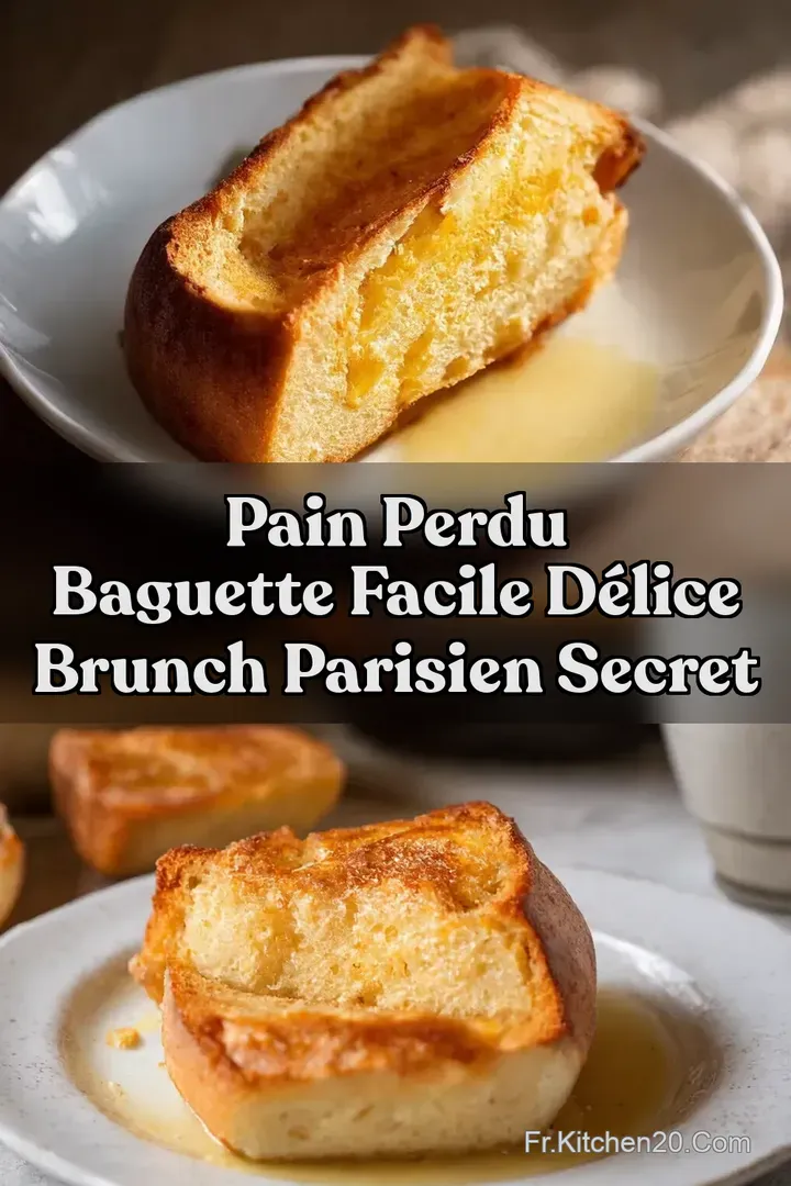 Pain Perdu Baguette Facile D&eacute;lice Brunch Parisien Secret