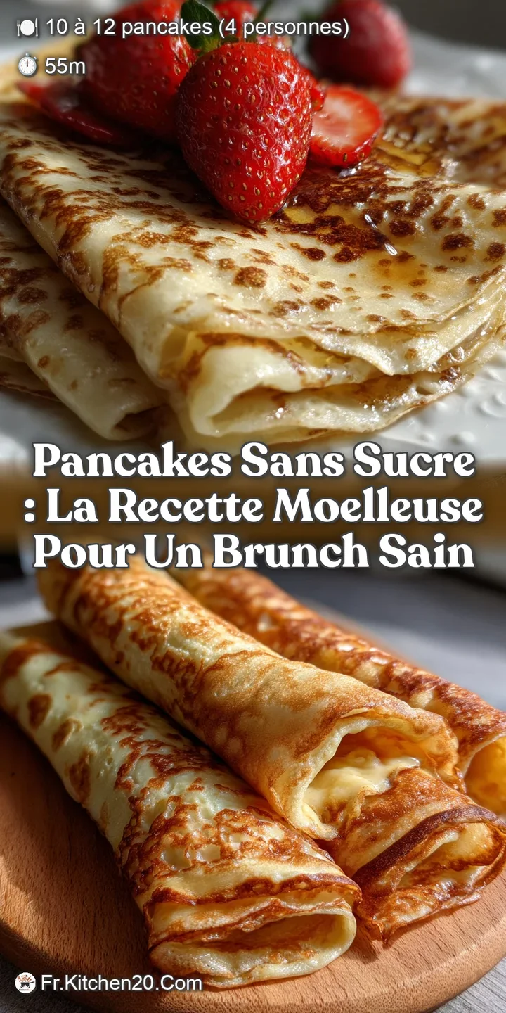 Pancakes sans sucre : La Recette Moelleuse pour un Brunch Sain