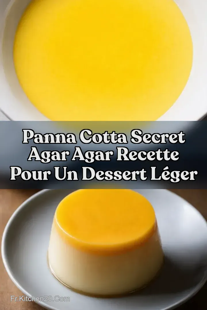 Panna Cotta Secret Agar Agar Recette Pour Un Dessert L&eacute;ger
