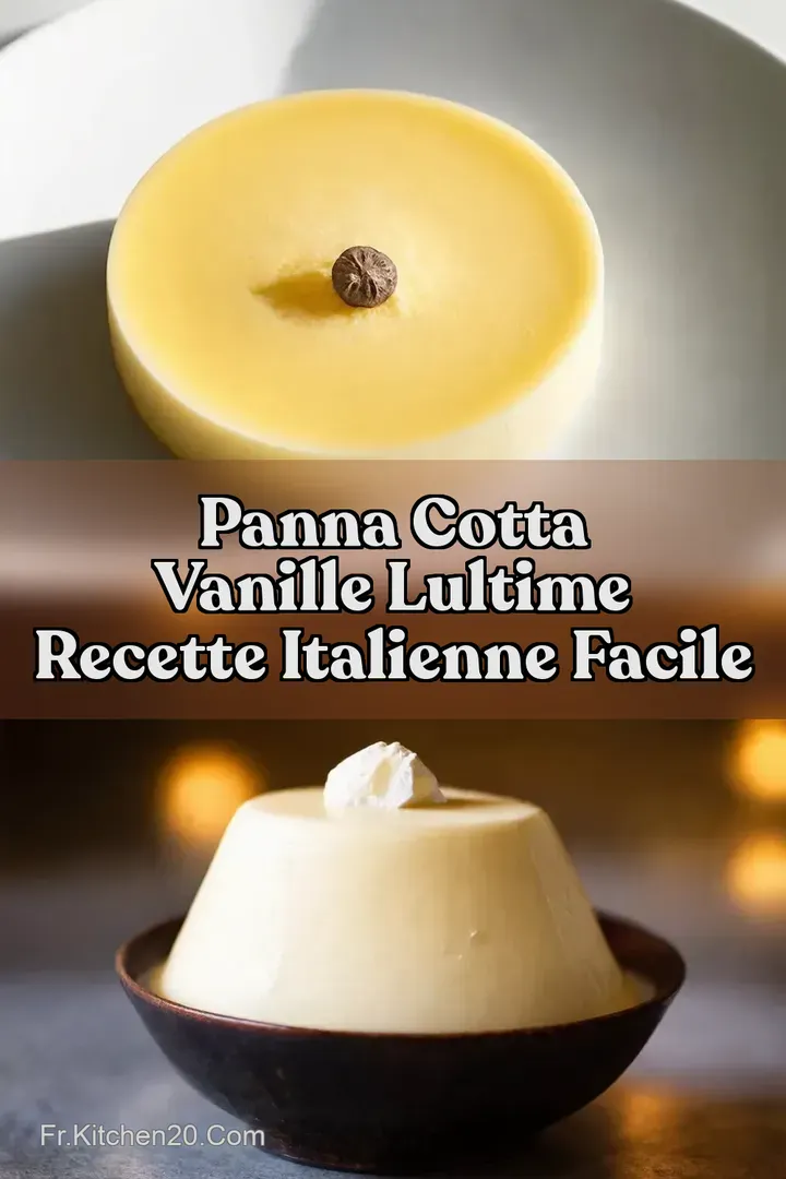 Panna Cotta Vanille LUltime Recette Italienne Facile
