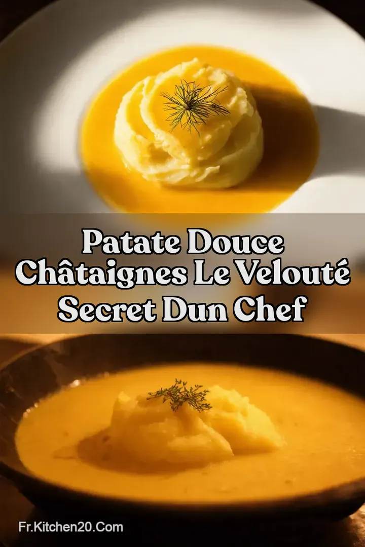 Patate Douce Ch&acirc;taignes Le Velout&eacute; Secret dun Chef