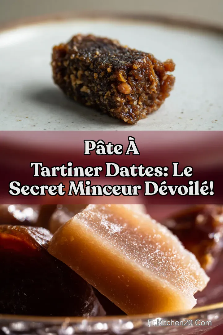 P&acirc;te &agrave; Tartiner Dattes: Le Secret Minceur D&eacute;voil&eacute;!