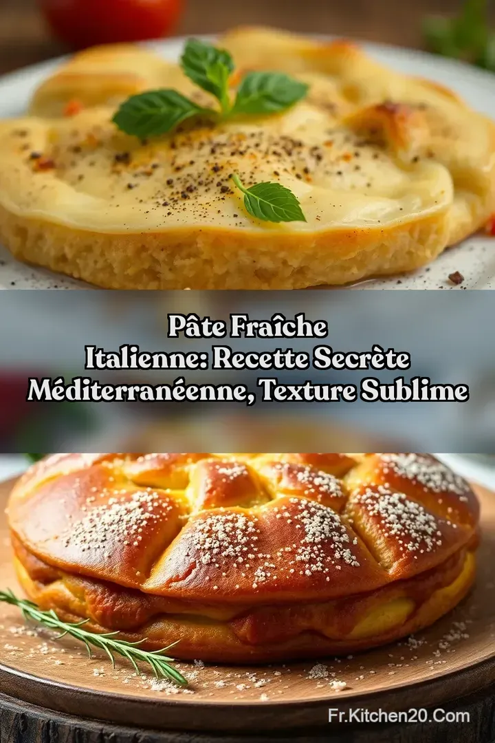 P&acirc;te Fra&icirc;che Italienne: Recette Secr&egrave;te M&eacute;diterran&eacute;enne Texture Sublime
