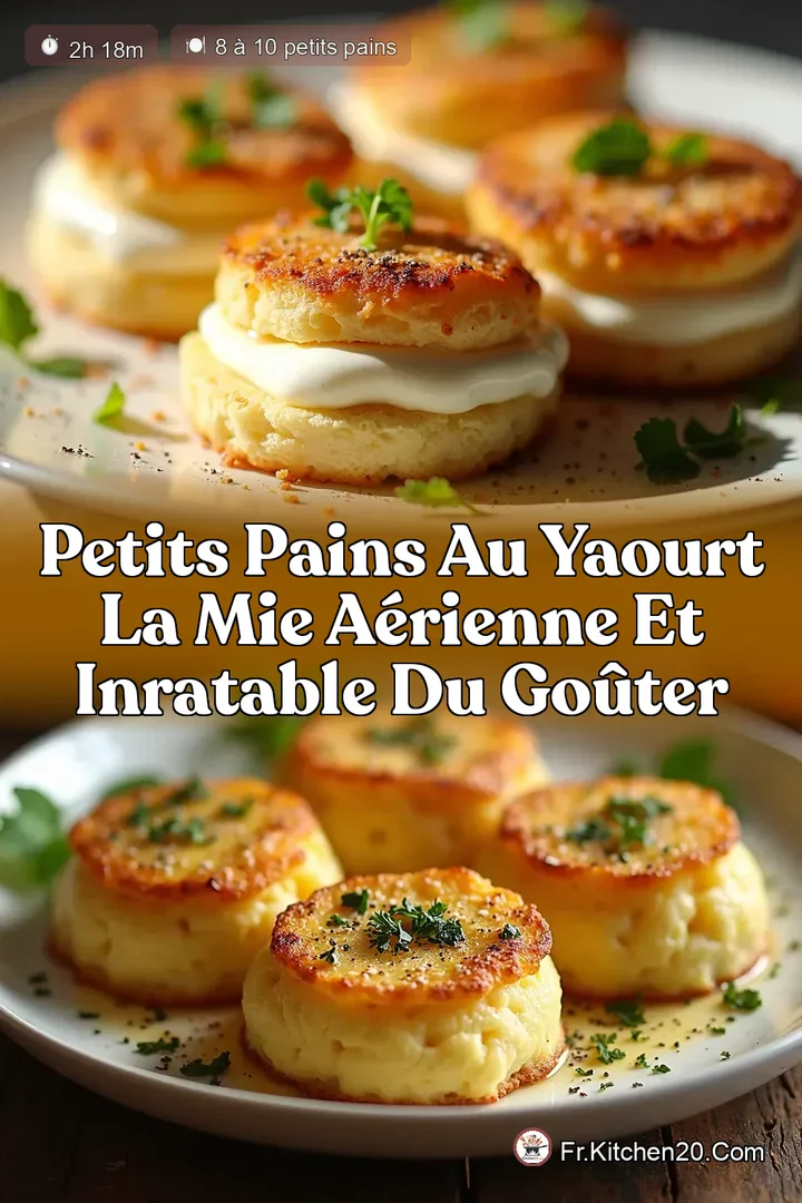 Petits Pains au Yaourt La Mie A&eacute;rienne et Inratable du Go&ucirc;ter
