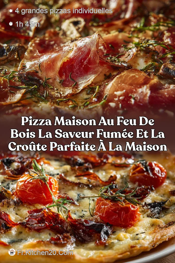 Pizza Maison au feu de bois La saveur fum&eacute;e et la cro&ucirc;te parfaite &agrave; la maison