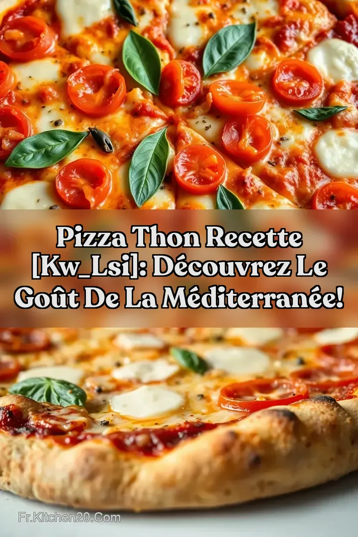 Pizza Thon Recette [kw_lsi]: D&eacute;couvrez le Go&ucirc;t de la M&eacute;diterran&eacute;e!