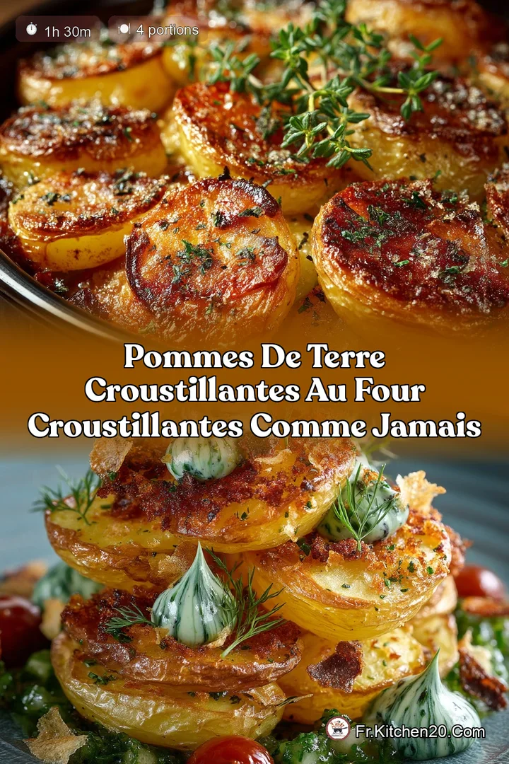 Pommes de Terre Croustillantes au Four Croustillantes comme jamais