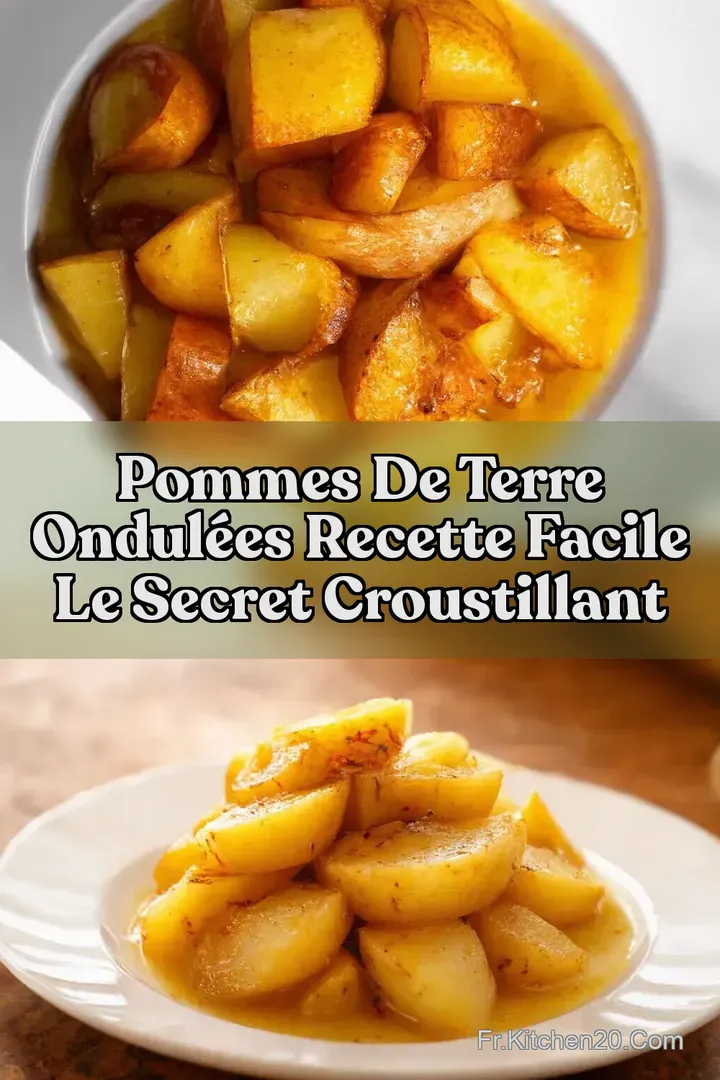 Pommes de Terre Ondul&eacute;es Recette Facile Le secret croustillant