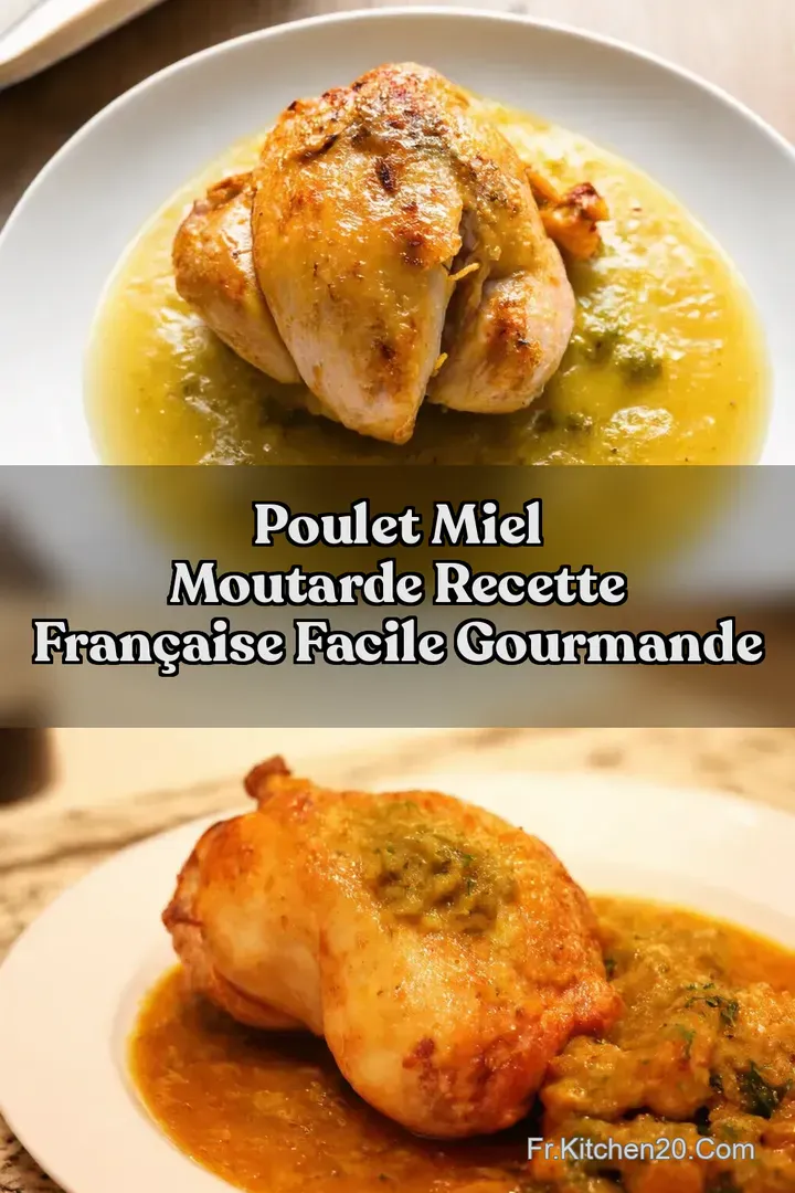 Poulet Miel Moutarde Recette Fran&ccedil;aise Facile Gourmande