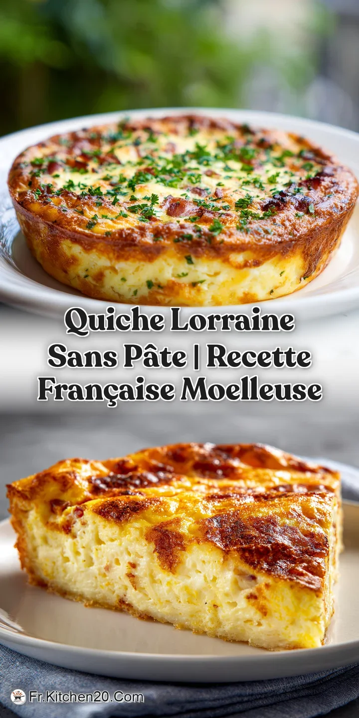 Close-up of a crustless quiche: a creamy, bubbly surface with visible bacon bits, promising a rich and satisfying bite.