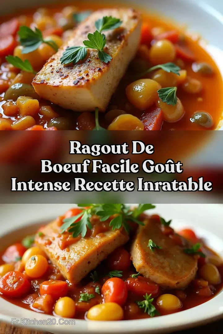 Ragout de Boeuf Facile Go&ucirc;t Intense Recette Inratable