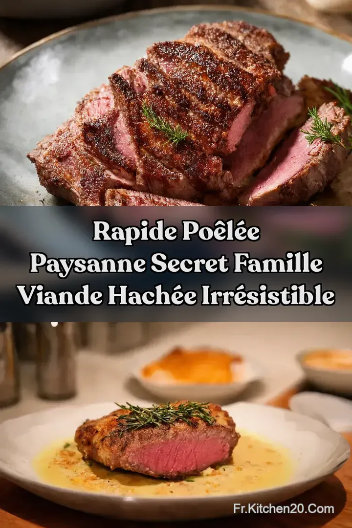 Rapide Po&ecirc;l&eacute;e Paysanne Secret Famille Viande Hach&eacute;e Irr&eacute;sistible
