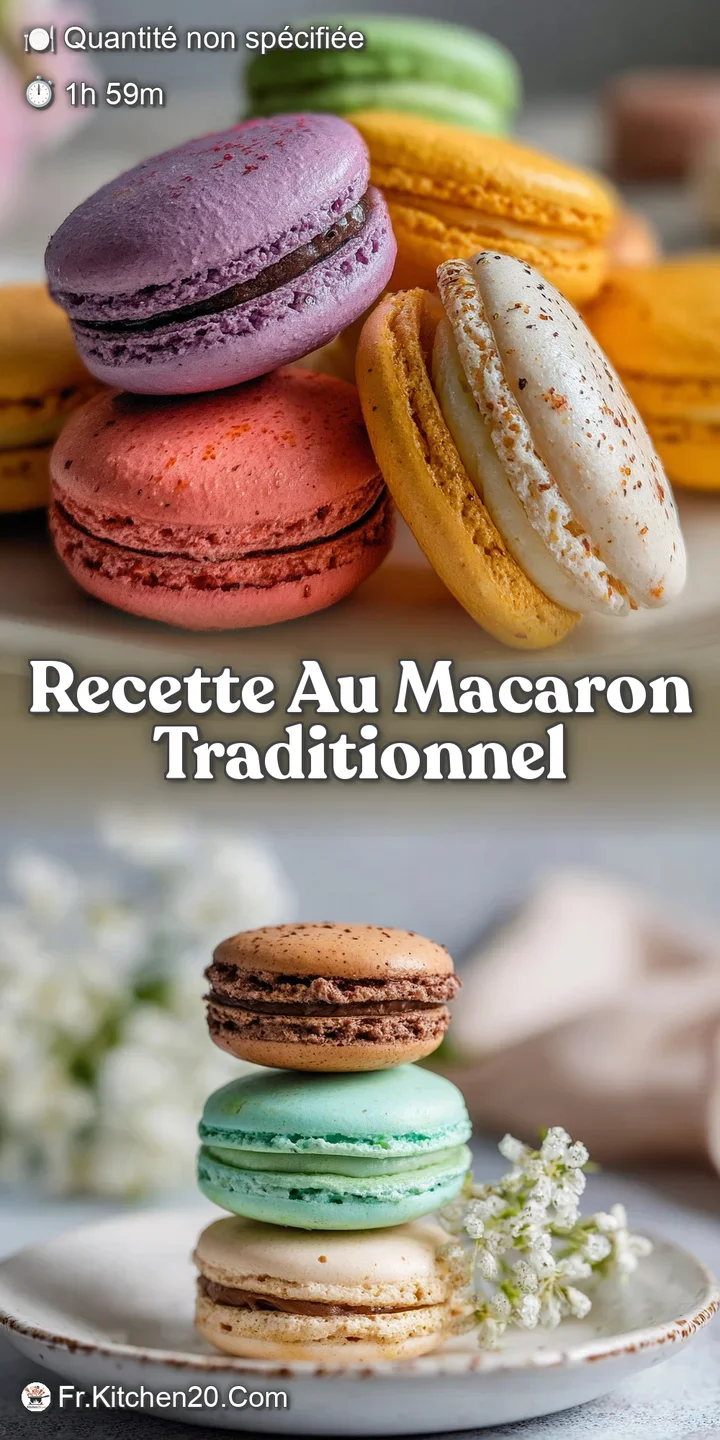 Close-up of a cracked macaron shell revealing a creamy, vibrant filling, inviting a taste of its sweet, almondy goodness.