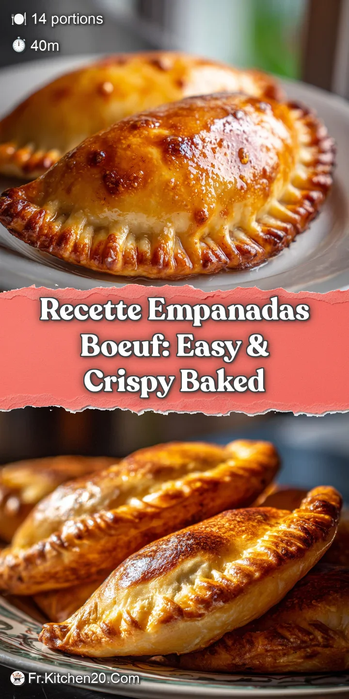 Close-up of a warm, golden empanada, showcasing the crimped edges and enticing, browned crust, promising a flaky bite.