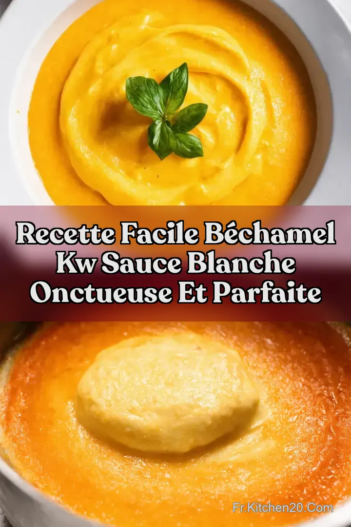 Recette Facile B&eacute;chamel kw Sauce Blanche onctueuse et parfaite