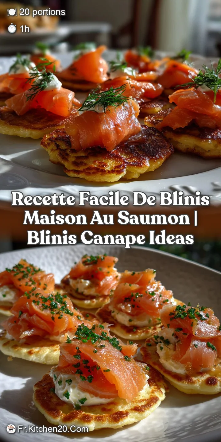 Close-up of fluffy blinis with a glistening slice of salmon, showing the tender texture, inviting a delicious bite.