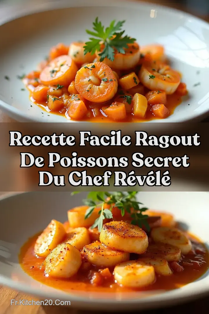 Recette Facile Ragout de Poissons Secret du Chef R&eacute;v&eacute;l&eacute;