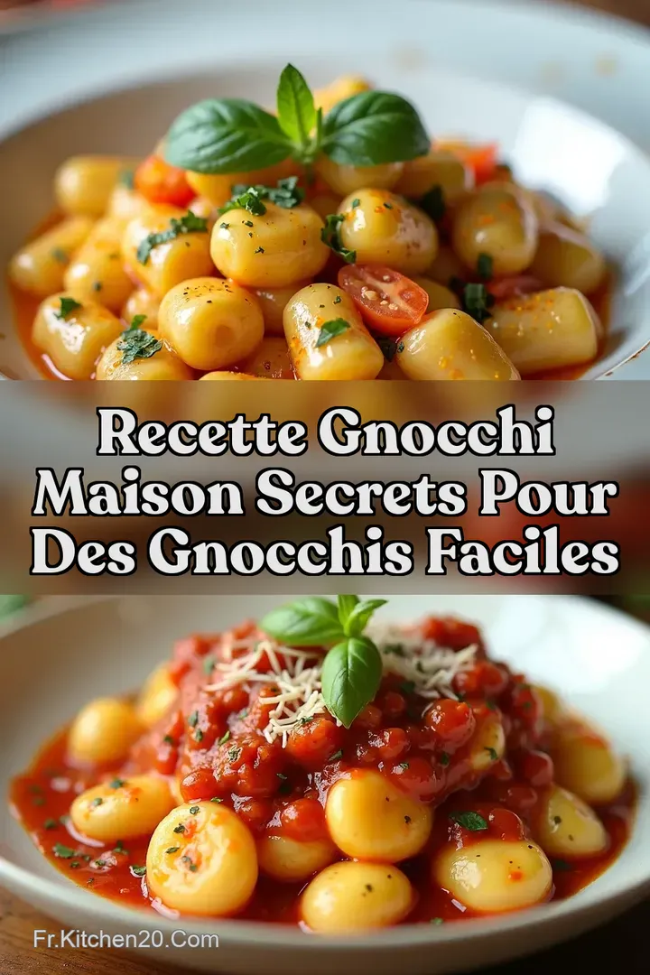 Recette Gnocchi Maison Secrets pour des Gnocchis Faciles