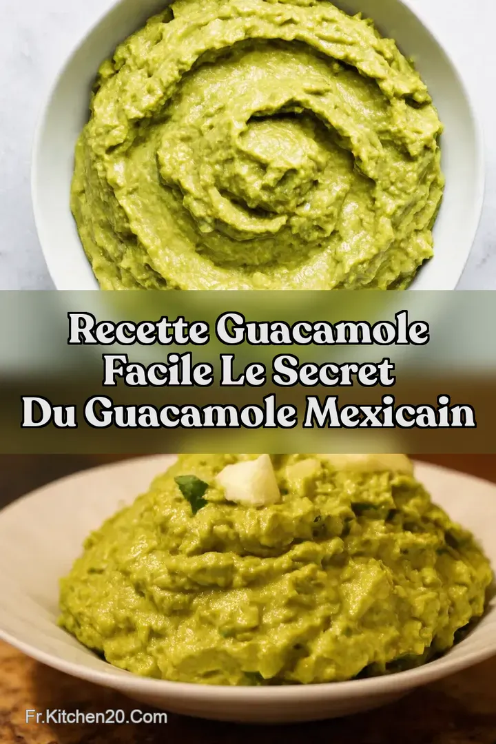 Recette Guacamole Facile Le Secret du Guacamole Mexicain