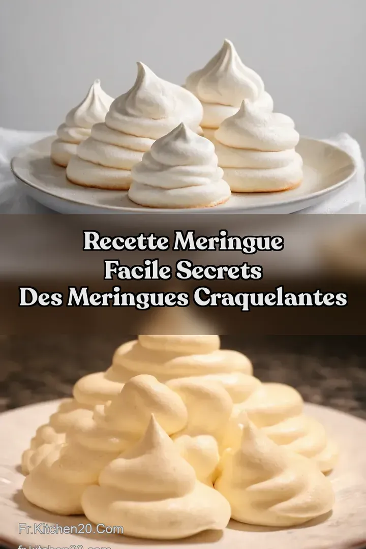 Recette Meringue Facile Secrets des Meringues Craquelantes