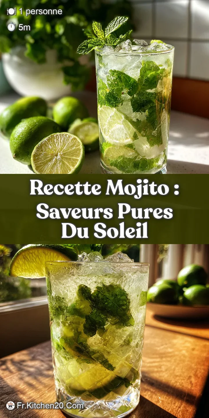 Close-up of a cool mojito: crushed mint leaves, sugary crystals, and effervescent bubbles dance within the clear liquid.