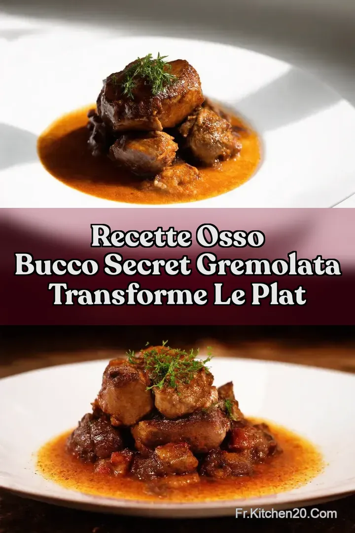 Recette Osso Bucco Secret Gremolata Transforme le Plat