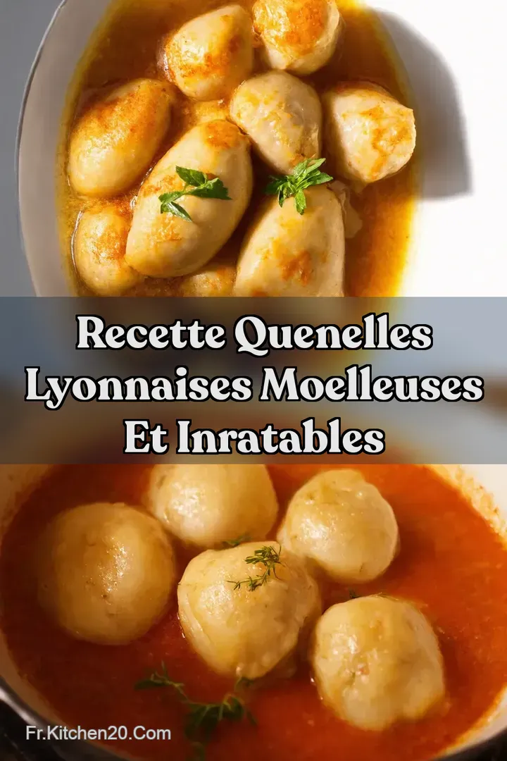 Recette Quenelles Lyonnaises Moelleuses et Inratables
