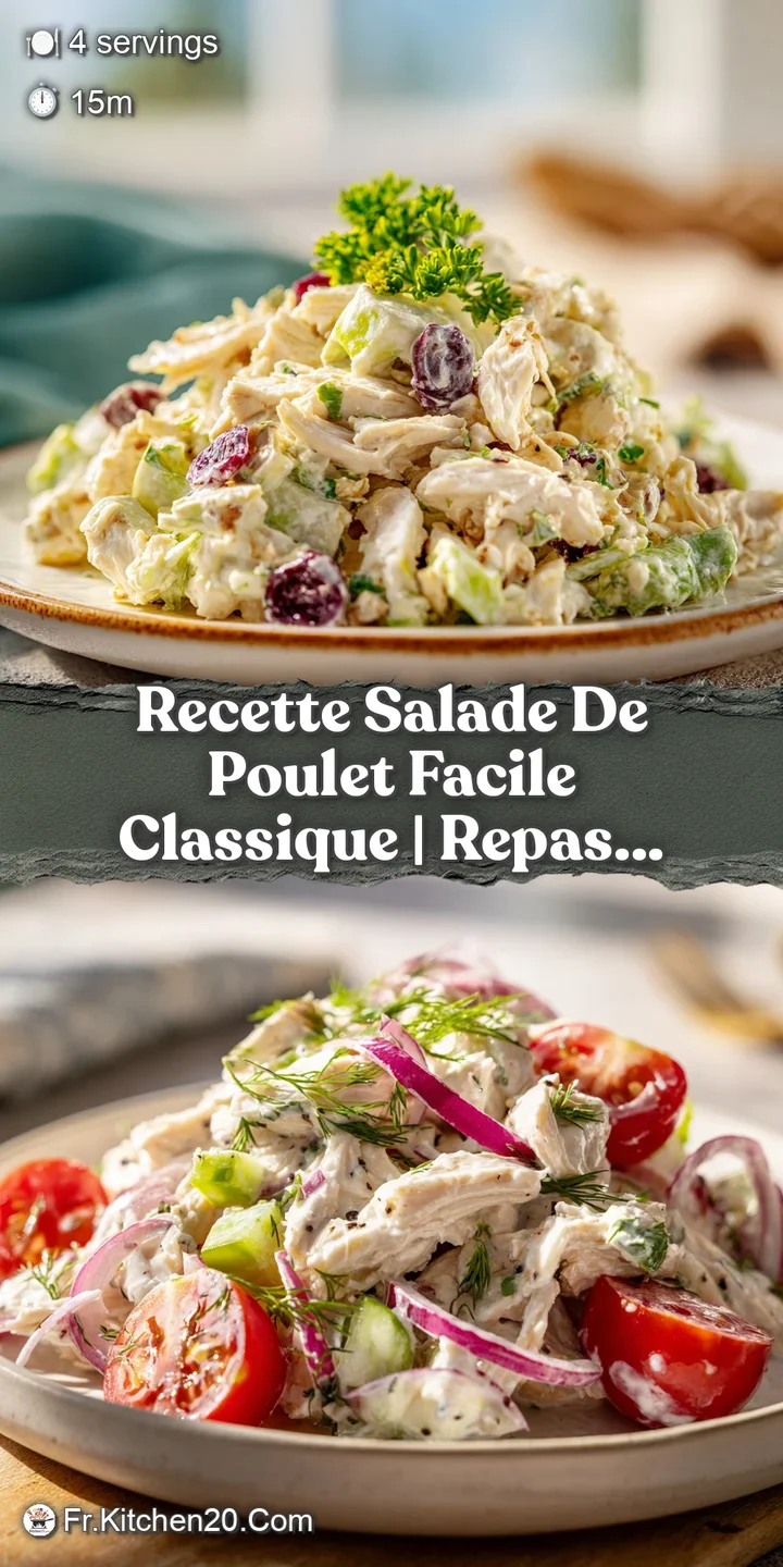 Close-up: Chicken salad with juicy tomatoes, tender chicken, and crisp lettuce. Creamy dressing glistens, inviting the fir...