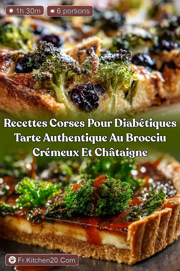 Recettes Corses pour diab&eacute;tiques Tarte authentique au Brocciu cr&eacute;meux et Ch&acirc;taigne