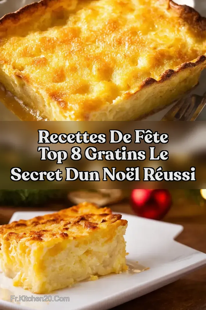 Recettes de f&ecirc;te Top 8 Gratins Le Secret dun No&euml;l R&eacute;ussi