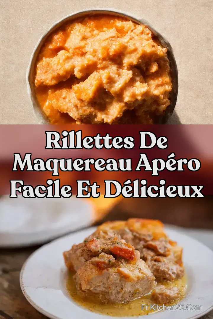 Rillettes de Maquereau Ap&eacute;ro Facile et D&eacute;licieux