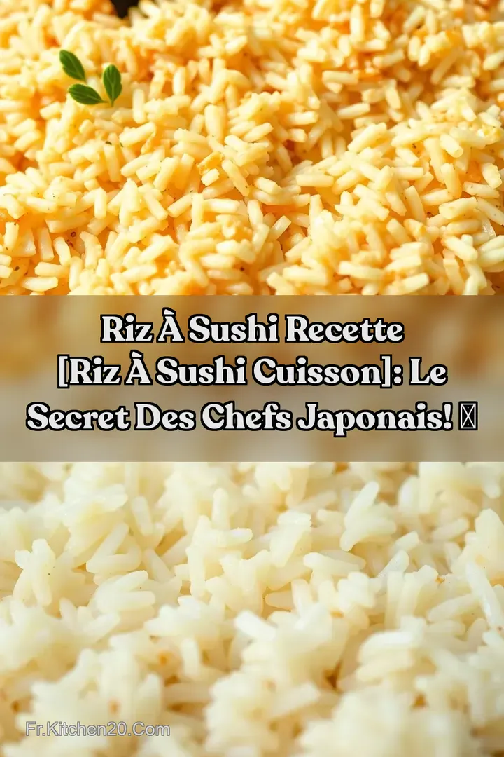 Riz &agrave; Sushi Recette [Riz &agrave; Sushi Cuisson]: Le Secret des Chefs Japonais! ✨